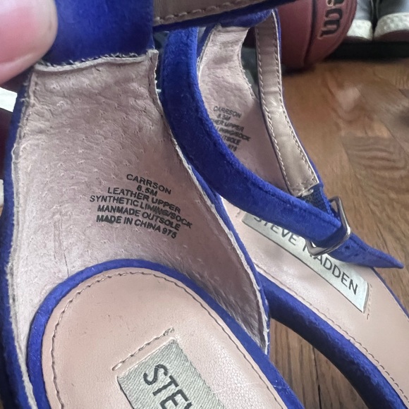 Steve Madden Cobalt Blue Heels - Picture 6 of 6